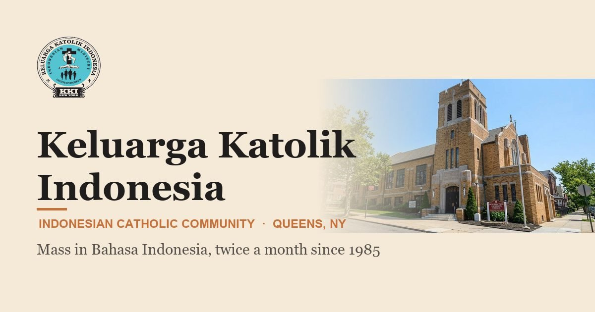 Contact Us at KKI New York | Indonesian Catholic Community, Queens